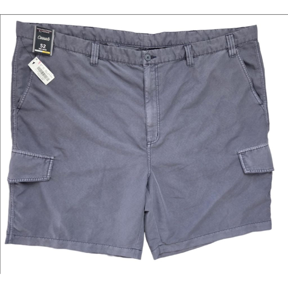 Men's ROUNDTREE & YORKE Gray Cargo Shorts Waist 52